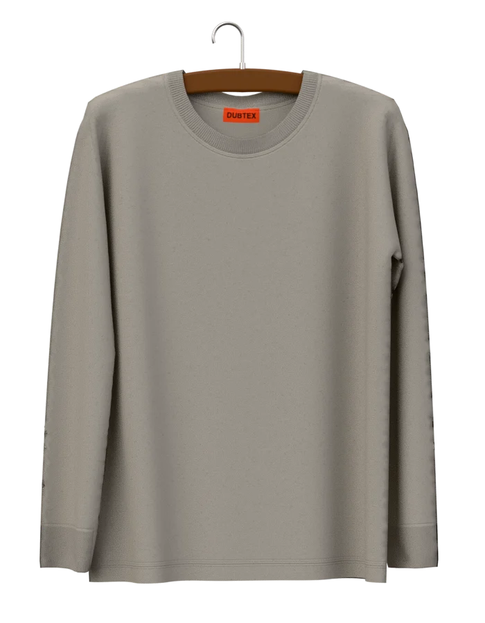 Long-sleeve tees — Heather grey